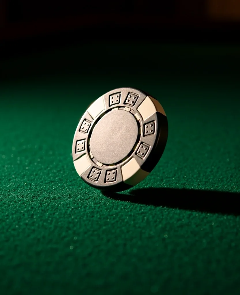 Detalle de ficha de casino